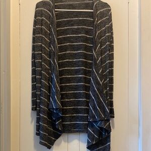 Striped Gray Women's Sweater